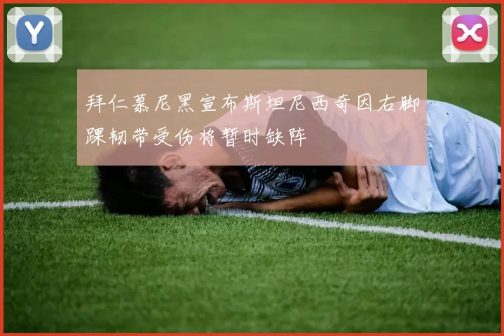 拜仁慕尼黑宣布斯坦尼西奇因右脚踝韧带受伤将暂时缺阵